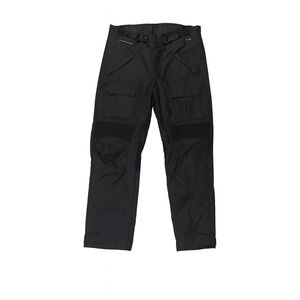 Technical‎ Cordura Motorcycle Pants Black Solid Waterproof Liner Zip Off Size 32